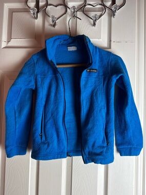 Columbia Blue Fleece Jacket with Logo